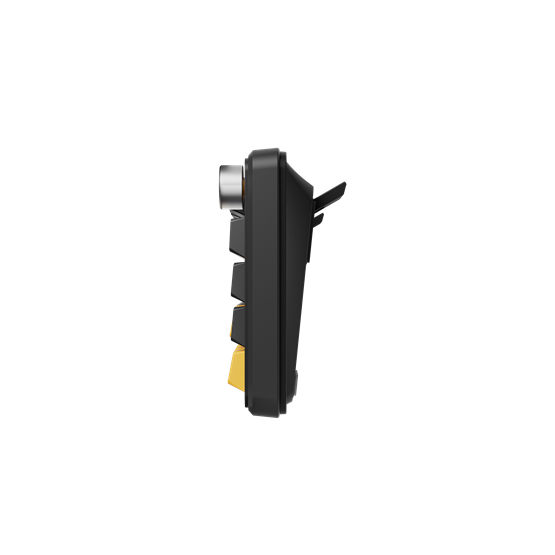 BILL MARVO TITAN 65 vezeték nélküli gaming billentyűzet - Fekete - US /Banana Crystal Linear/