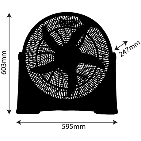 Entac EPBF-90W 42 cm Entac Hordozható Padló Ventilátor Entac EPBF-90W 42 cm Entac Hordozható Padló Ventilátor