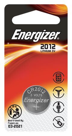 Energizer gombelem 3V CR2012 (1db/csomag) (E300844301) Energizer gombelem 3V CR2012 (1db/csomag) (E300844301)