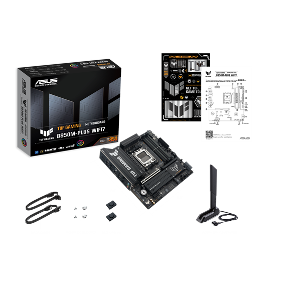 ASUS AM5 TUF GAMING B850M-PLUS WIFI7 AMD B850 mATX Alaplap