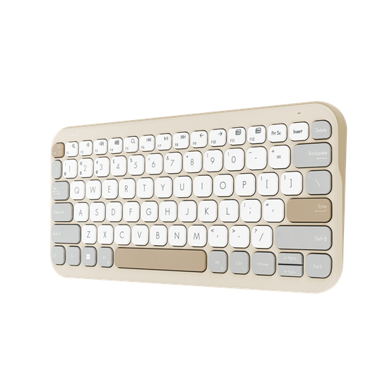  ASUS Marshmallow KW100 vezeték nélküli billentyűzet  HU Oat Milk