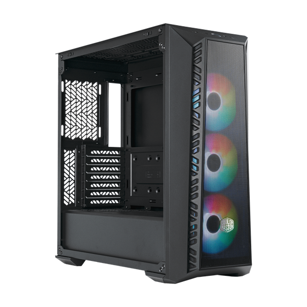 COOLER MASTER Midi ATX MasterBox 520 + 3db Ventilátor + HUB Tápegység nélkül Ház fekete COOLER MASTER Midi ATX MasterBox 520 + 3db Ventilátor + HUB Tápegység nélkül Ház fekete