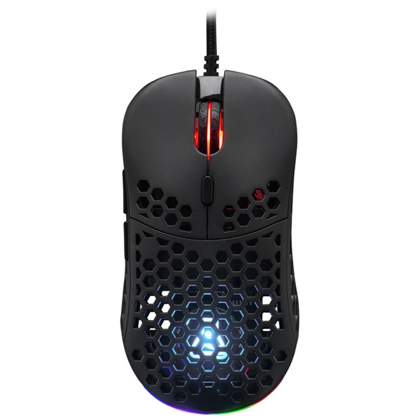 The G-Lab  KULT-OXYGEN-B  12800 DPI  RGB Gamer Egér fekete 