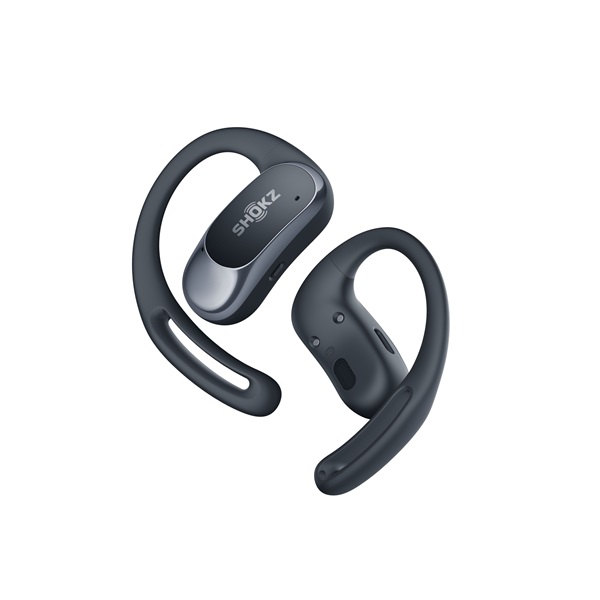 Shokz OpenFit Air. True Wireless Bluetooth fekete sport fülhallgató Shokz OpenFit Air. True Wireless Bluetooth fekete sport fülhallgató