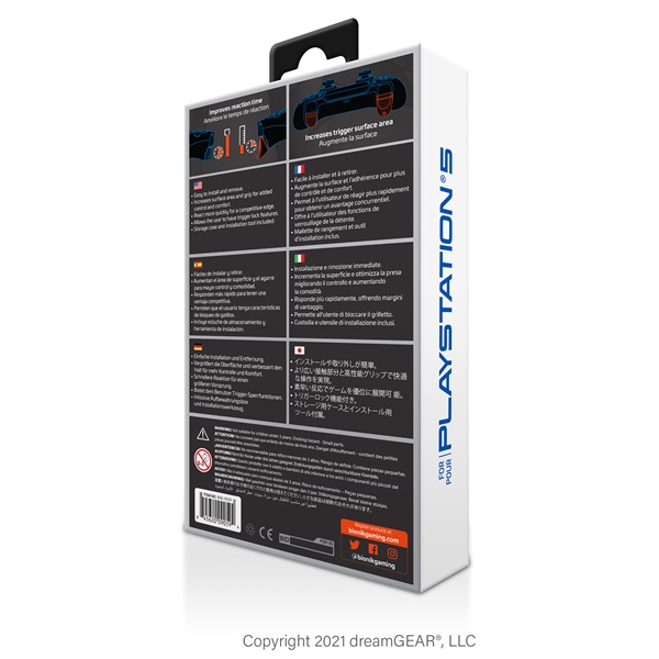 BIONIK  BNK-9059 PS5 Kiegészítő Quickshot Pro Kontroller Ravasz csomag 