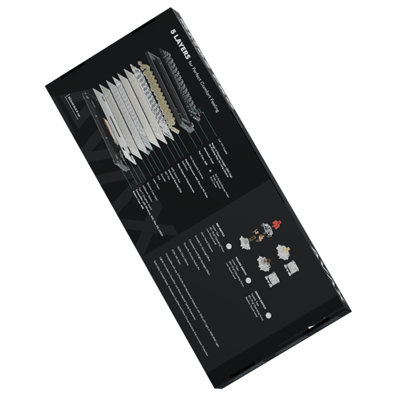 AVAX GM02 PRO 75% Gasket RGB tri-mode mechanikus billentyűzet Gateron barna switch AVAX GM02 PRO 75% Gasket RGB tri-mode mechanikus billentyűzet Gateron barna switch