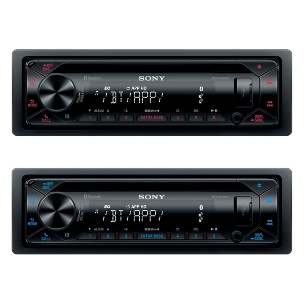 Sony MEX-N4300BT Bluetooth/CD/USB/MP3 lejátszó autóhifi fejegység  (MEXN4300BT.EUR)