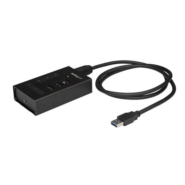StarTech.com 4 portos USB 3.0 Hub fekete (HB30A3A1CST) StarTech.com 4 portos USB 3.0 Hub fekete (HB30A3A1CST)