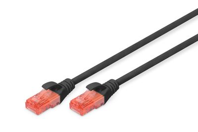 Digitus DK-1617-020/BL U/UTP patch kábel CAT6 2m fekete - LSZH