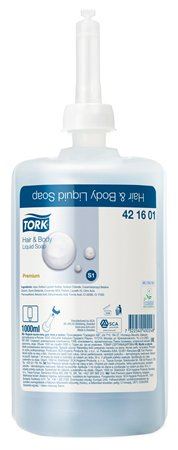 Tork Premium Soap Liquid Hair&Body folyékony szappan 1l (420601)