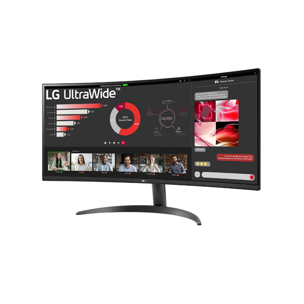 LG  34WR50QK 34" 3440x1440  ívelt monitor