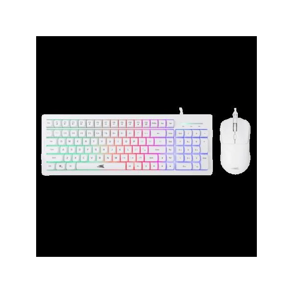 BARACUDA BGC-011W ORCA-W gamer combo fehér billentyűzet (memb. ang.) + egér BARACUDA BGC-011W ORCA-W gamer combo fehér billentyűzet (memb. ang.) + egér