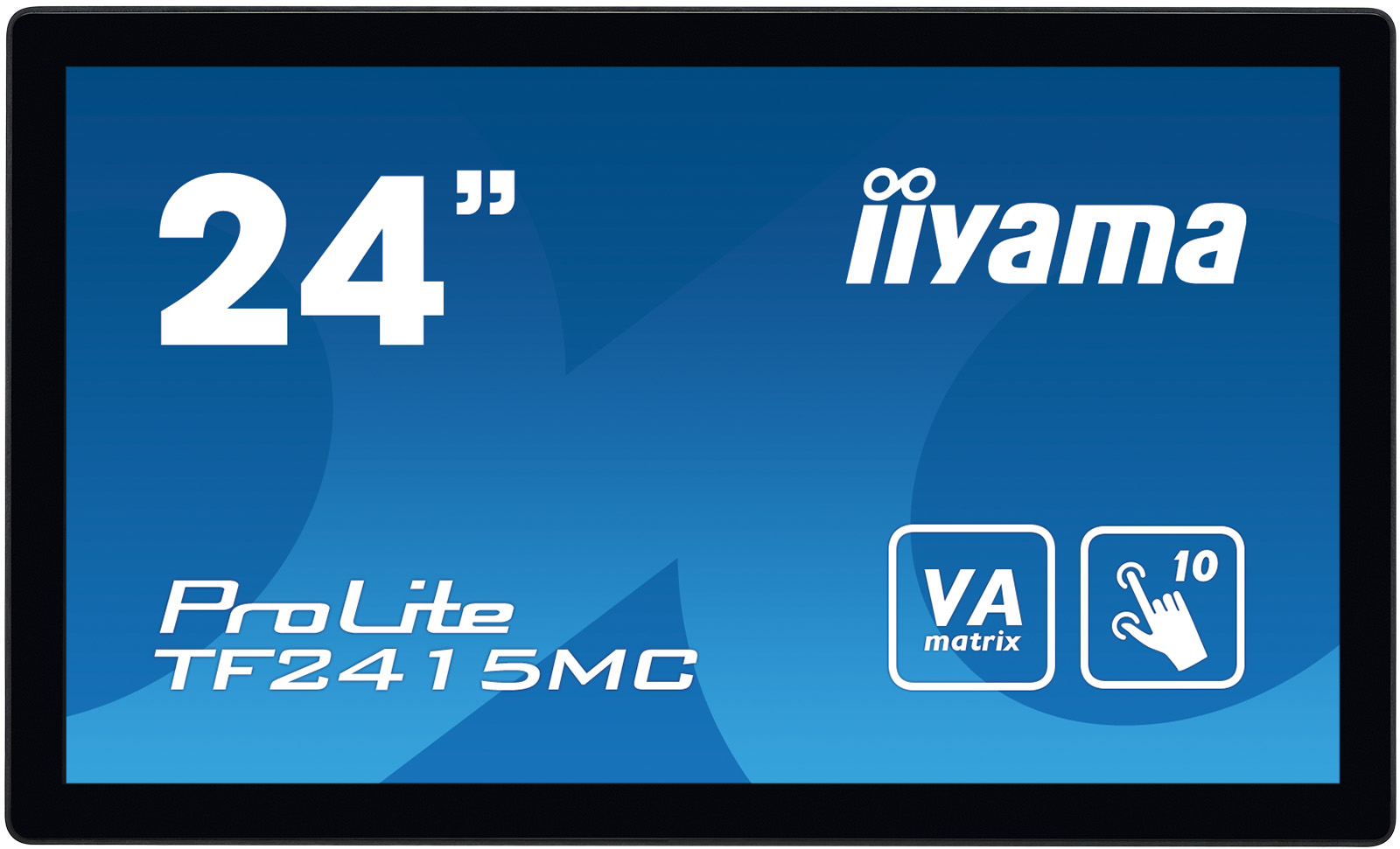 iiyama 23,8" ProLite TF2415MC-B2 LED Monitor - 1920x1080, Full HD, VA, Érintőképernyő, Fekete