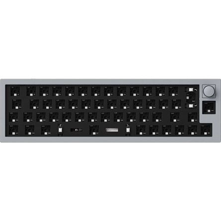 Keychron Q9 Swappable RGB Backlight Knob ISO barebone billentyűzet szürke (Q9-F2) Keychron Q9 Swappable RGB Backlight Knob ISO barebone billentyűzet szürke (Q9-F2)