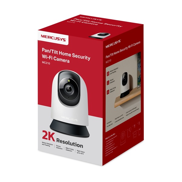 MERCUSYS MC210 Wireless Kamera Cloud beltéri éjjellátó 2K