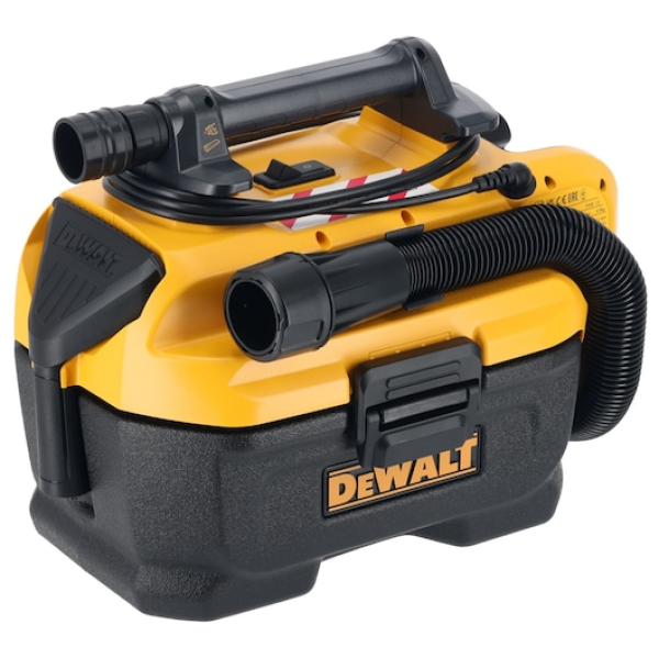 DEWALT 18V XR Li-Ion vezetékes/akkus  nedves-száraz porszívó akkumulátor és töltő nélkül