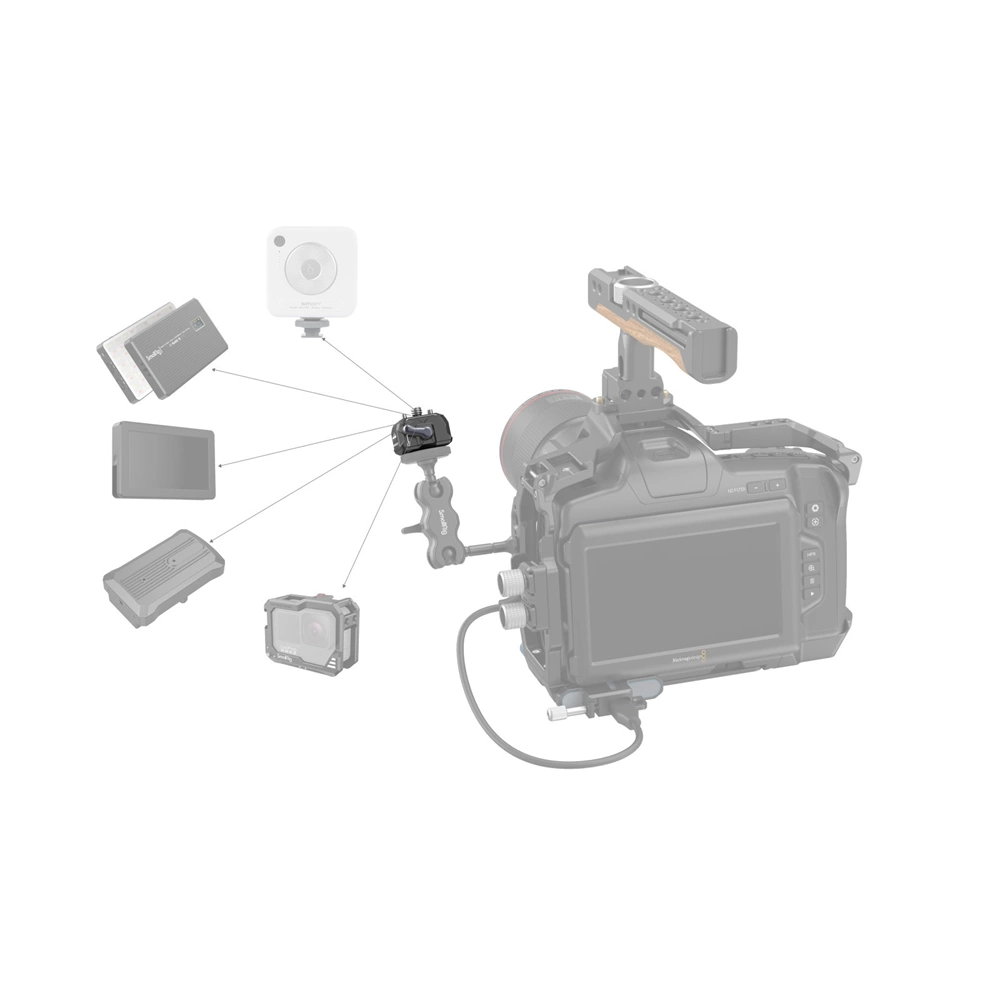 SMALLRIG Drop-in HawkLock Universal mini Quick Release Plate and Clamp  