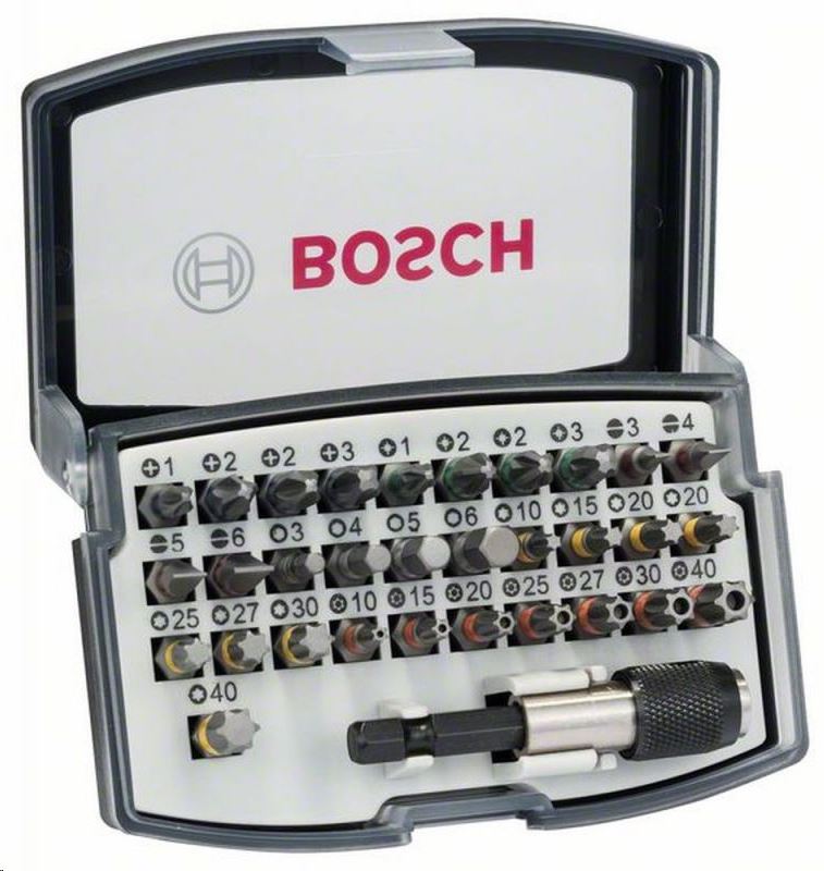 Bosch 2607017319 32db-os csavarbit készlet Bosch 2607017319 32db-os csavarbit készlet