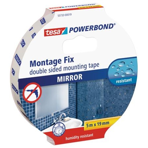 Tesa 55733 5mx19mm tükörragasztós montázsszalag