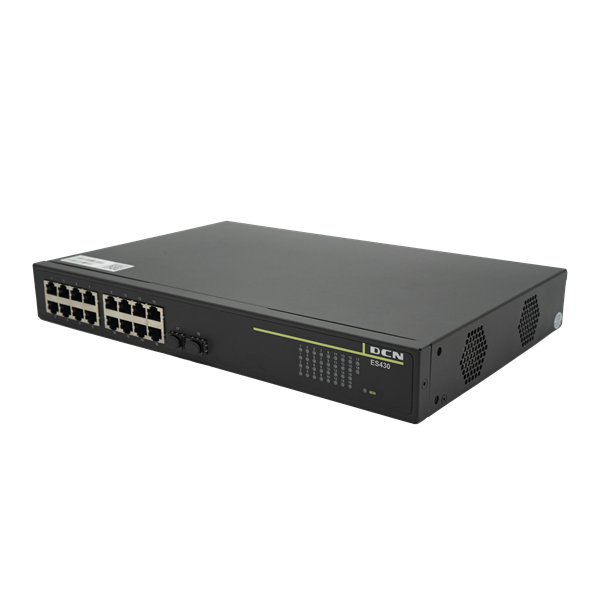 DCN 250W PoE/PoE+ 16x10/100/1000Base-T + 2x100/1000Base-X SFP Switch DCN 250W PoE/PoE+ 16x10/100/1000Base-T + 2x100/1000Base-X SFP Switch