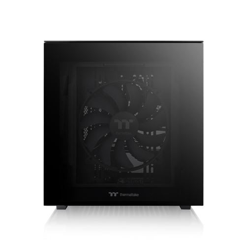 Thermaltake Divider 200 TG táp nélküli ablakos Micro-ATX ház fekete (CA-1V1-00S1WN-00)