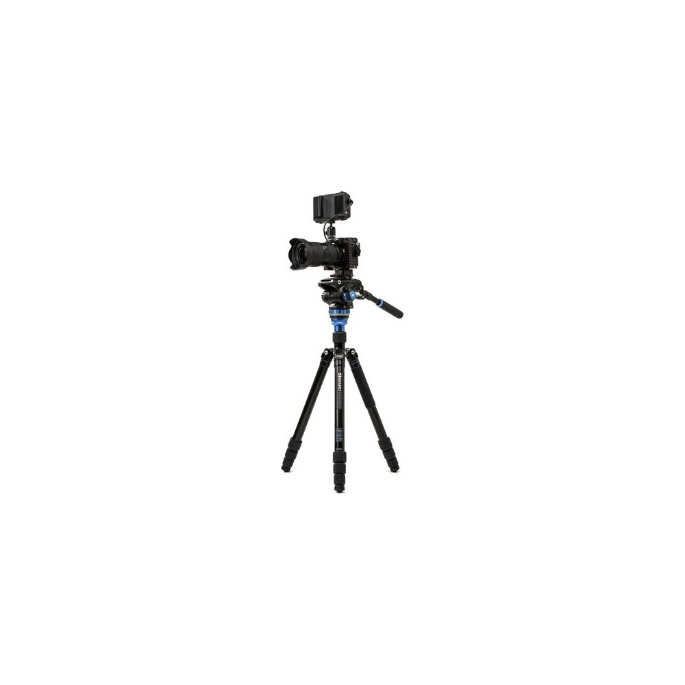 A3883 Alu háromlábú állvány + S6PRO videó fej kit