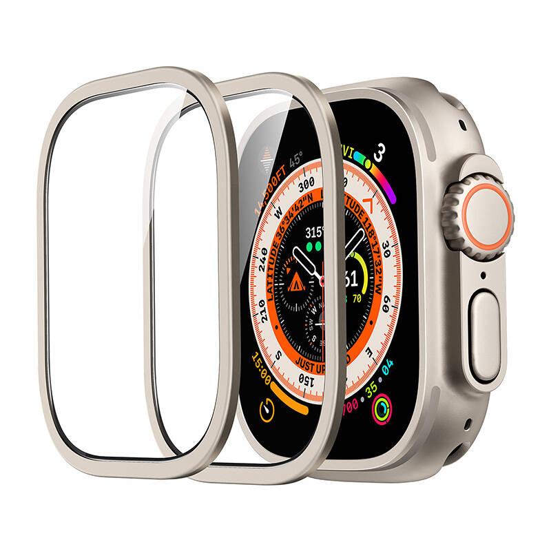 Védőkészlet Apple Watch Ultra ESR 49mm  tok+üveg Titán 