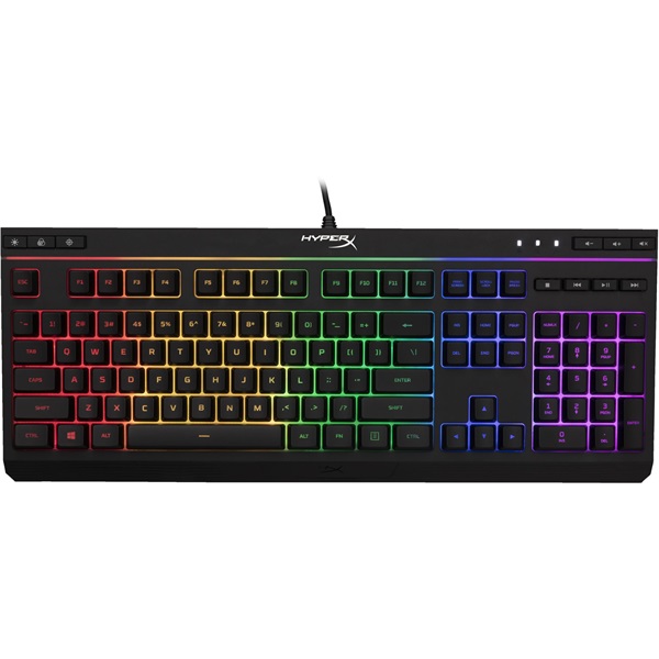 HP RENEW HyperX Alloy Core RGB fekete gamer billentyűzet US