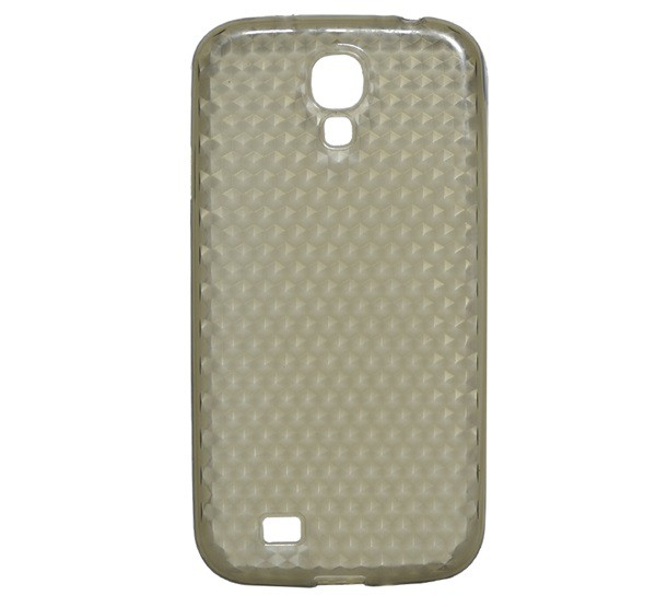 Szilikon telefonvédő (gyémánt minta) FÜSTSZÍNŰ [Samsung Galaxy S4 VE (GT-I9515)]