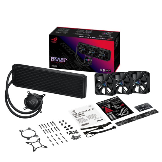  ASUS ROG STRIX LC III 360   Vízhűtés