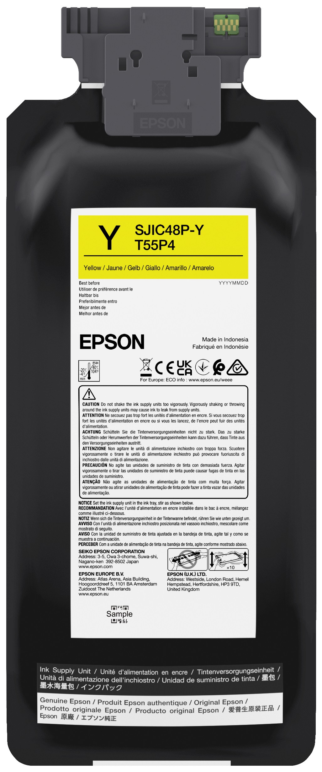 Epson SJIC48P-Y C8000 Patron Sárga Eredeti Epson SJIC48P-Y C8000 Patron Sárga Eredeti