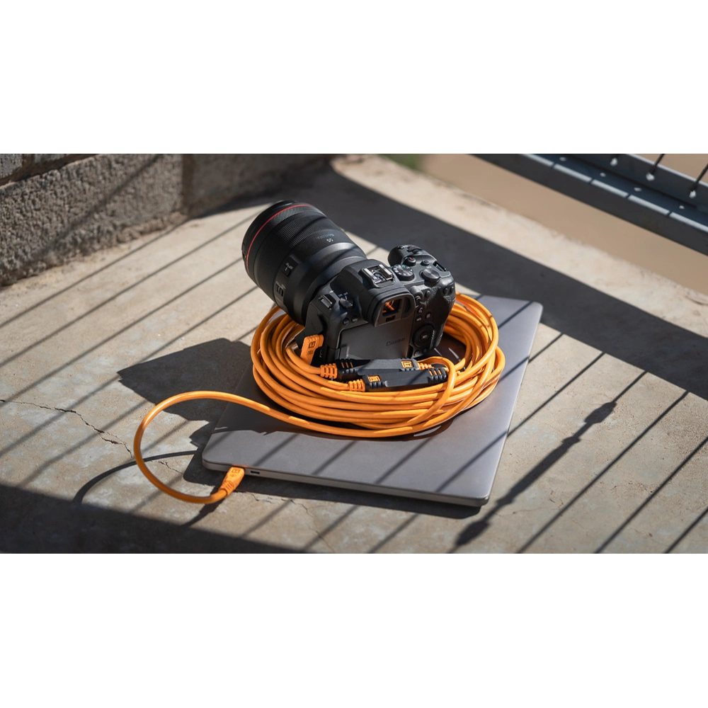 TETHER TOOLS TetherPro USB-C to USB-C 9.4m Narancs