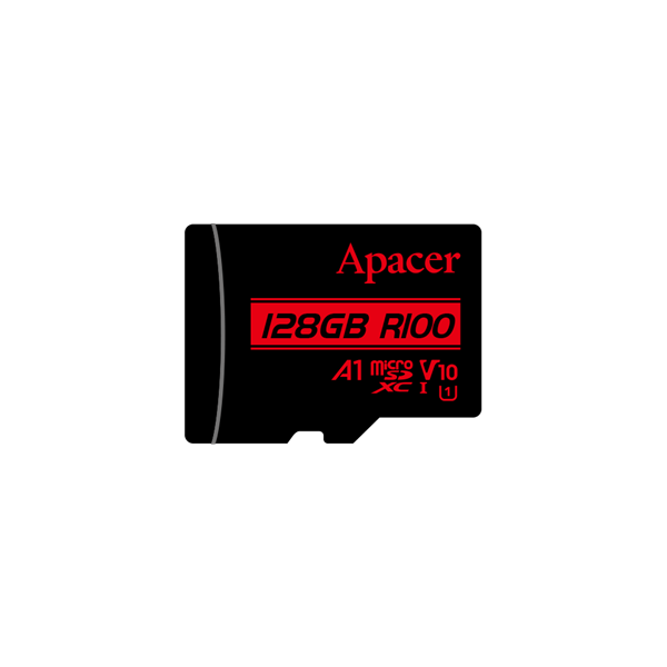 Apacer microSDXC UHS-I Class10 V10 A1 128GB MicroSD kártya + adapter Apacer microSDXC UHS-I Class10 V10 A1 128GB MicroSD kártya + adapter