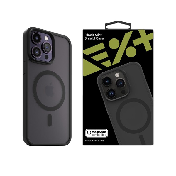 NextOne IPH-14PRO-MAGSF-MISTCASE-BLK iPhone 14 Pro fekete szilikon MagSafe hátlap NextOne IPH-14PRO-MAGSF-MISTCASE-BLK iPhone 14 Pro fekete szilikon MagSafe hátlap