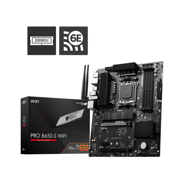 MSI AM5 PRO B650-S WIFI AMD B650 ATX Alaplap 