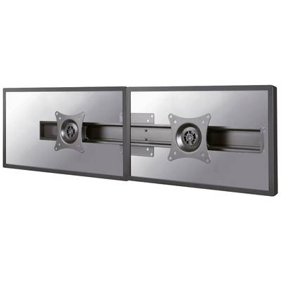 Newstar FPMA-CB200BLACK 2 részes Monitor fali tartó 25,4 cm (10) - 68,6 cm (27) Fekete Csuklóval mozgatható, Forgatható, Dönthető