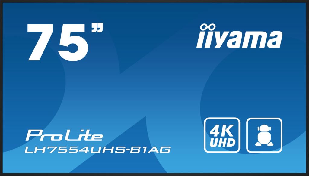 iiyama ProLite LH7554UHS-B1AG LED 75" Display iiyama ProLite LH7554UHS-B1AG LED 75" Display