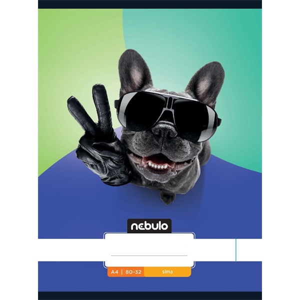 Nebulo Xtreme A4 80-32 tűzött sima füzet Nebulo Xtreme A4 80-32 tűzött sima füzet