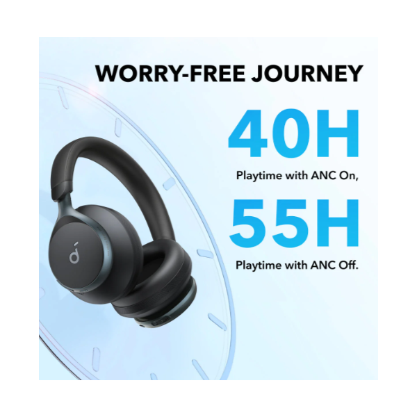 ANKER A3035G11 Vezeték Nélküli Fejhallgató, Soundcore Space One fekete  