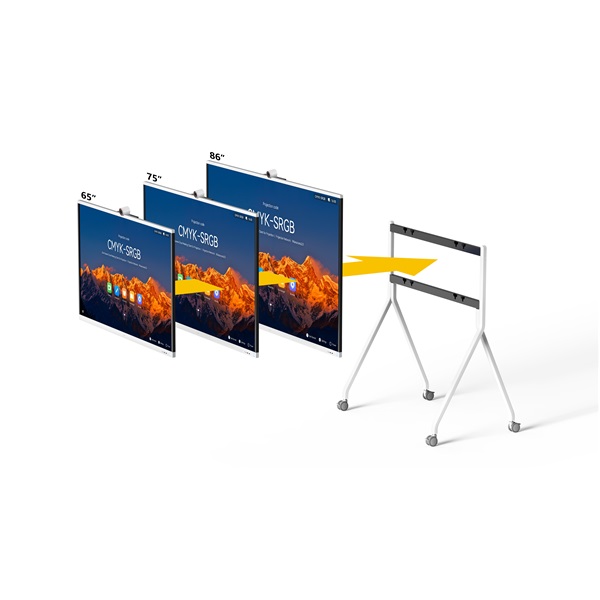 Huawei eKit IdeaHub KIEG White Rolling Stand II  gurulós padló állvány