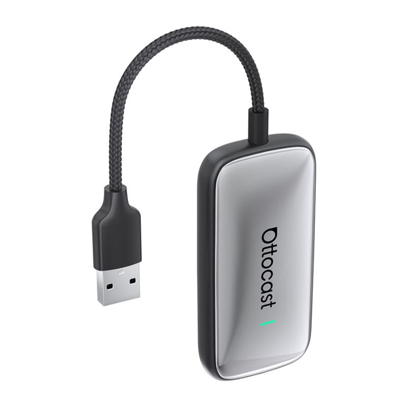 Ottocast Play2Video Ultra Carplay/Android Auto vezeték nélküli adapter