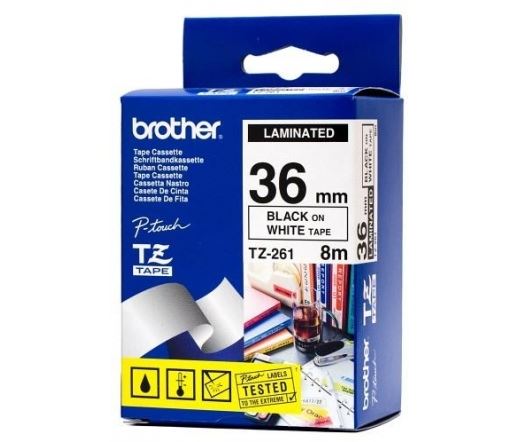 Brother P-touch TZe-261 laminált szalag Brother P-touch TZe-261 laminált szalag