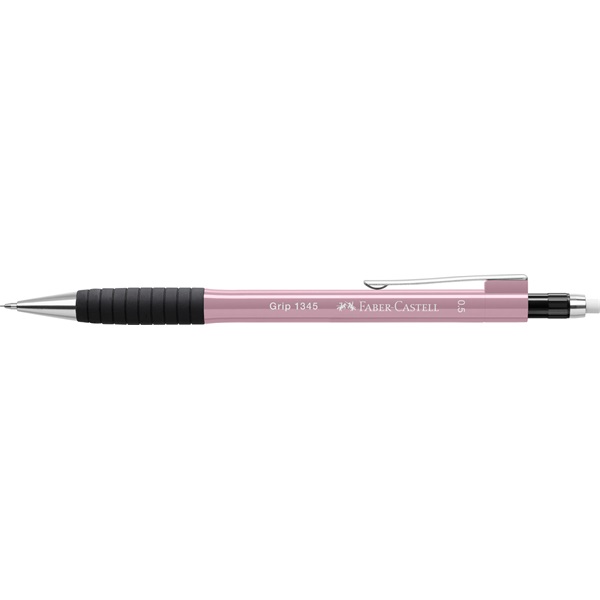 Nyomósirón, 0,5 mm, FABER-CASTELL "Grip 1345", rózsa árnyékok
