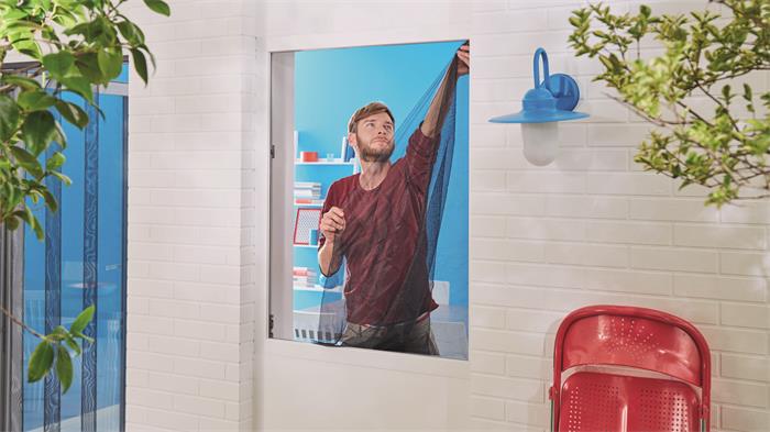 TESA Comfort ablakra öntapadó  1,3 x 1,5 m Szúnyogháló  Fehér