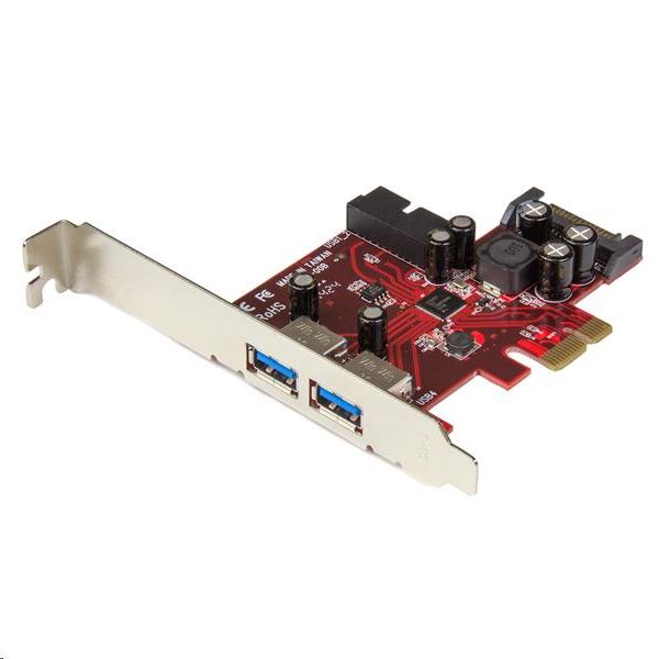 StarTech.com 2+2x USB 3.0 bővítő kártya PCIe (PEXUSB3S2EI) StarTech.com 2+2x USB 3.0 bővítő kártya PCIe (PEXUSB3S2EI)