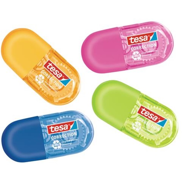 tesa® szövegjavító mini tekercs ecoLogo®, kék, rózsaszín, zöld, narancs 59816 TESA, tartalom: 1 db tesa® szövegjavító mini tekercs ecoLogo®, kék, rózsaszín, zöld, narancs 59816 TESA, tartalom: 1 db