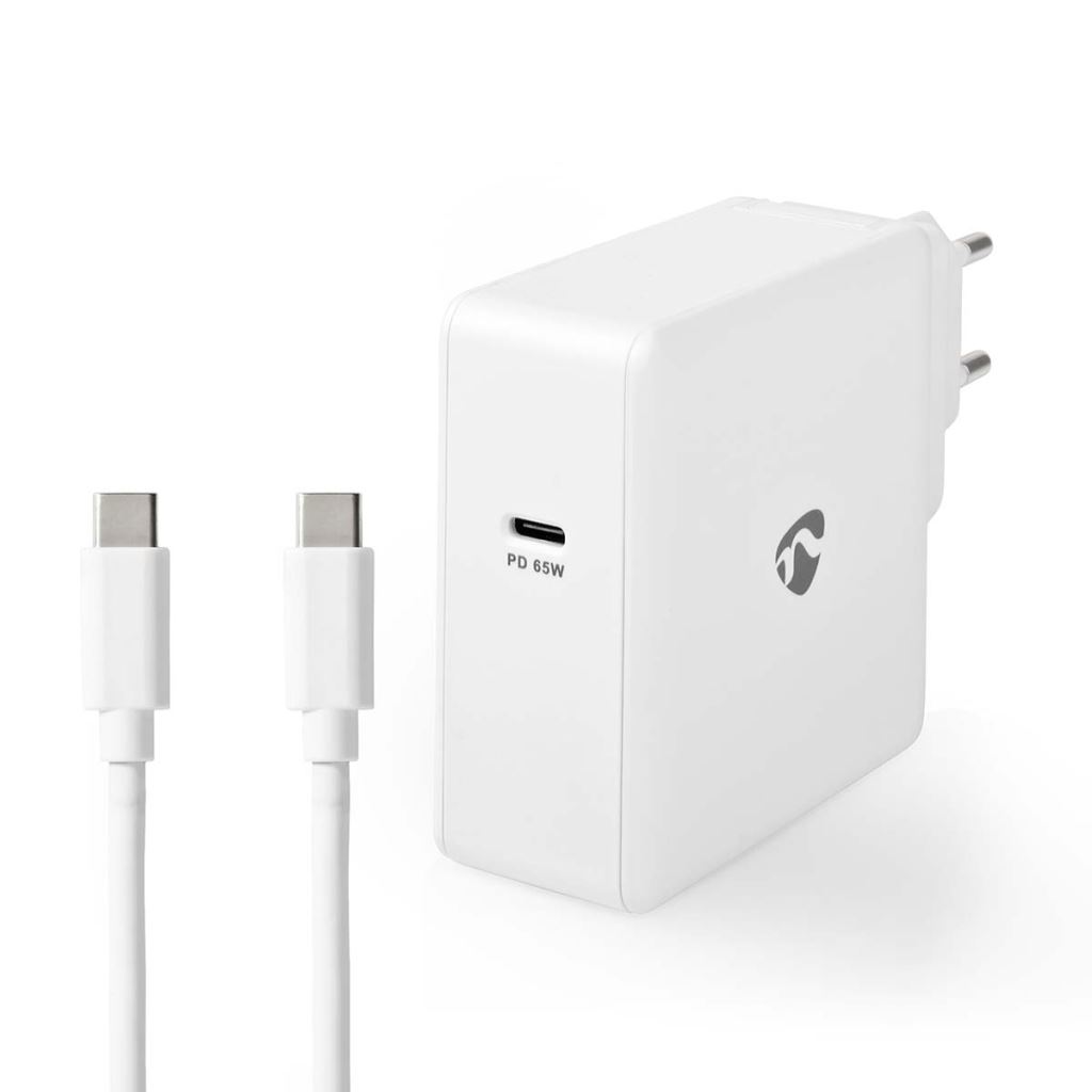 Nedis WCPD65W105WT fali töltő 65W fehér