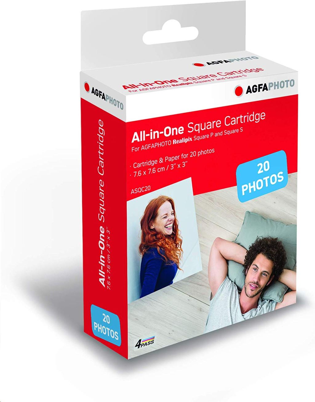 Agfa Realipixi 4Pass papír, Realpix Mini P és S készülékhez, 20db-os Agfa Realipixi 4Pass papír, Realpix Mini P és S készülékhez, 20db-os