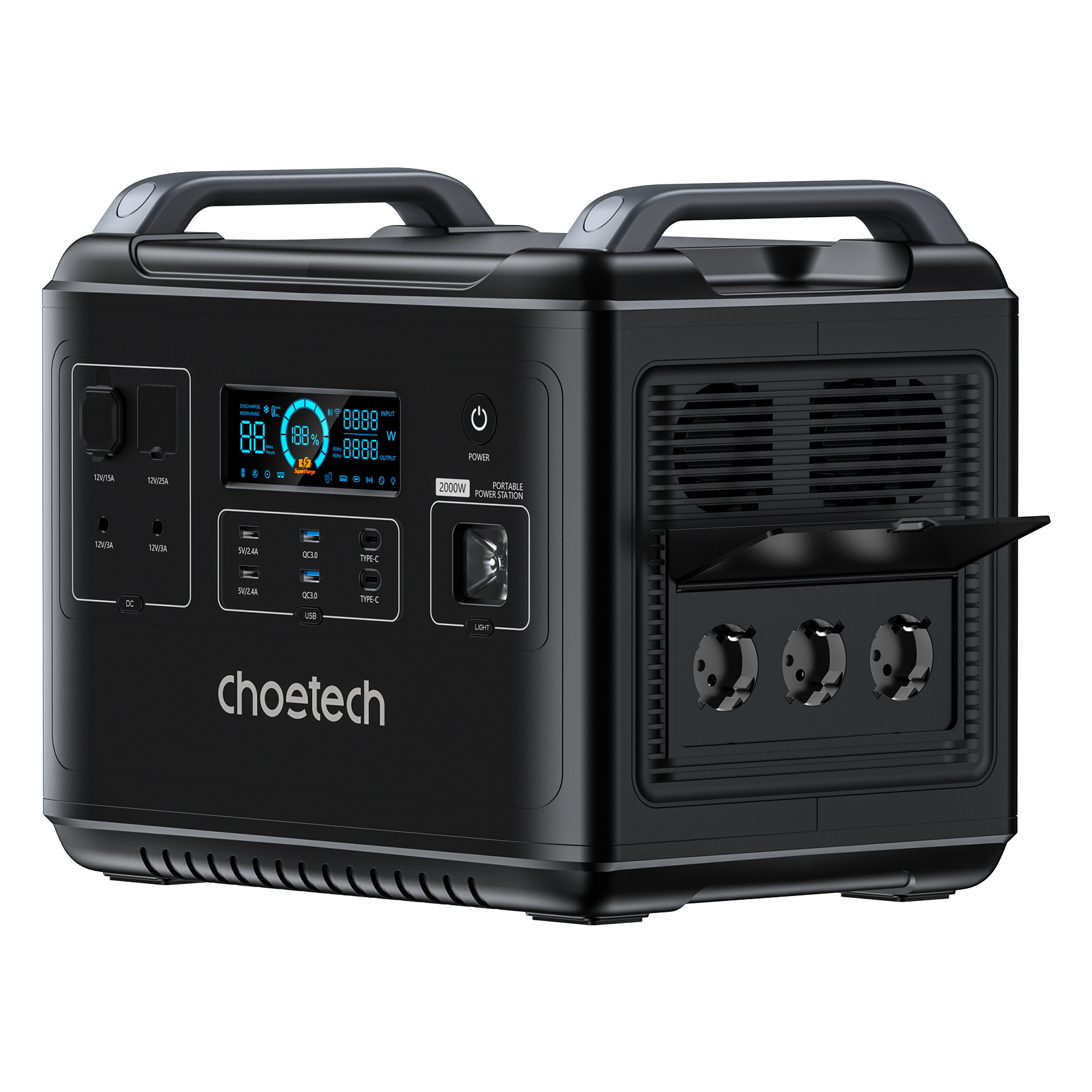 Choetech 2000W, bidirectional, PowerStation Choetech 2000W, bidirectional, PowerStation