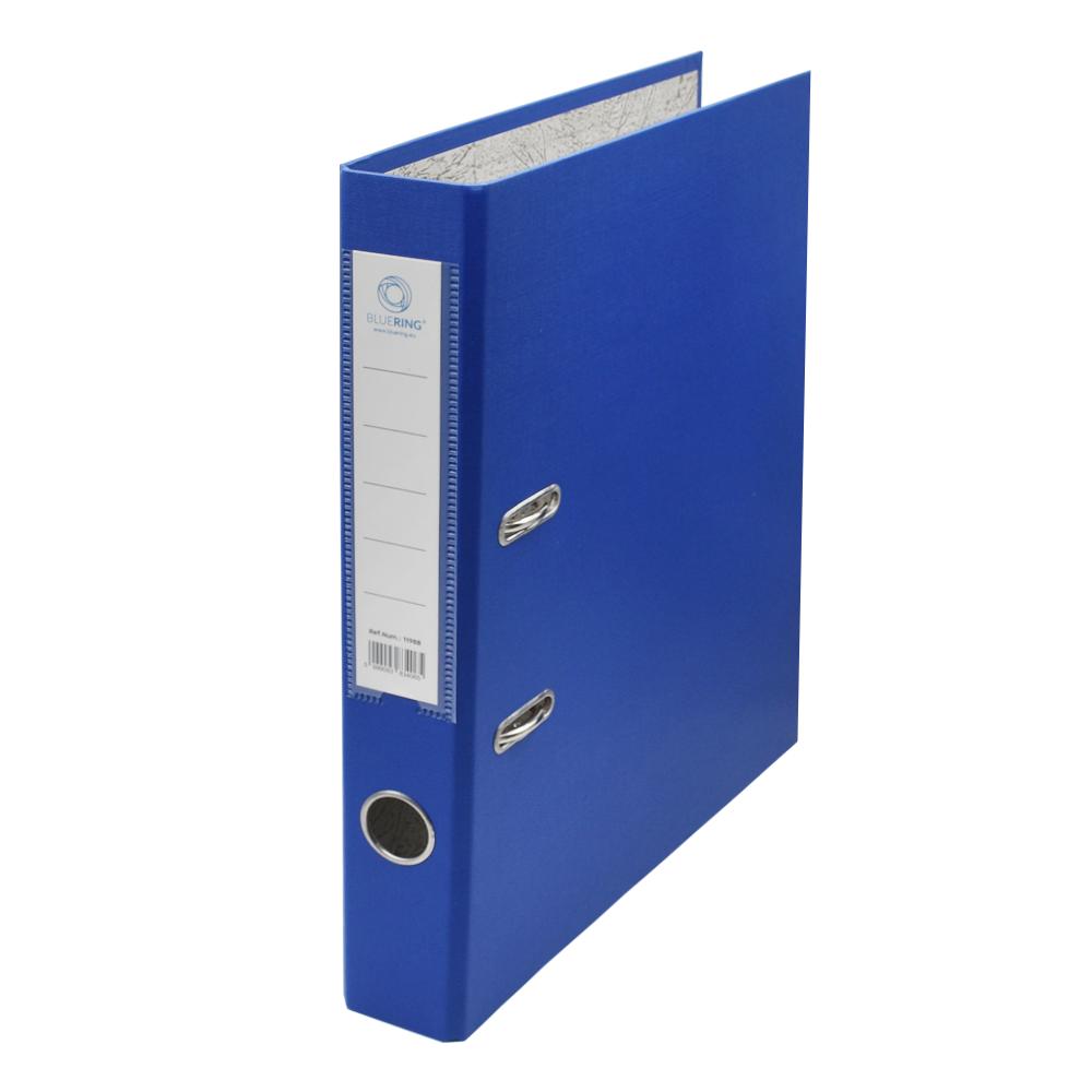 Bluering Iratrendező A4, 5cm, két oldalt PP borítás,lapraszerelt,  Premium kék